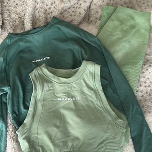ALPHALETE GREEN APPLE SET